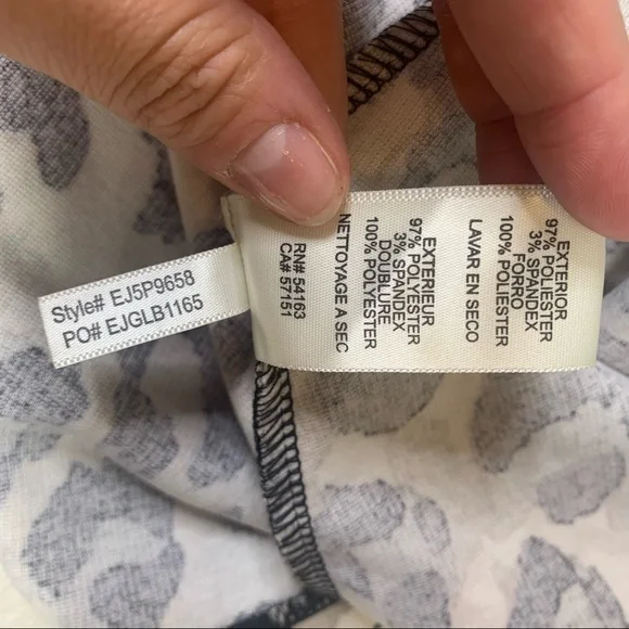 NEW Eliza J Leopard Print Ponte Fit & Flare Dress - Picture 7 of 12